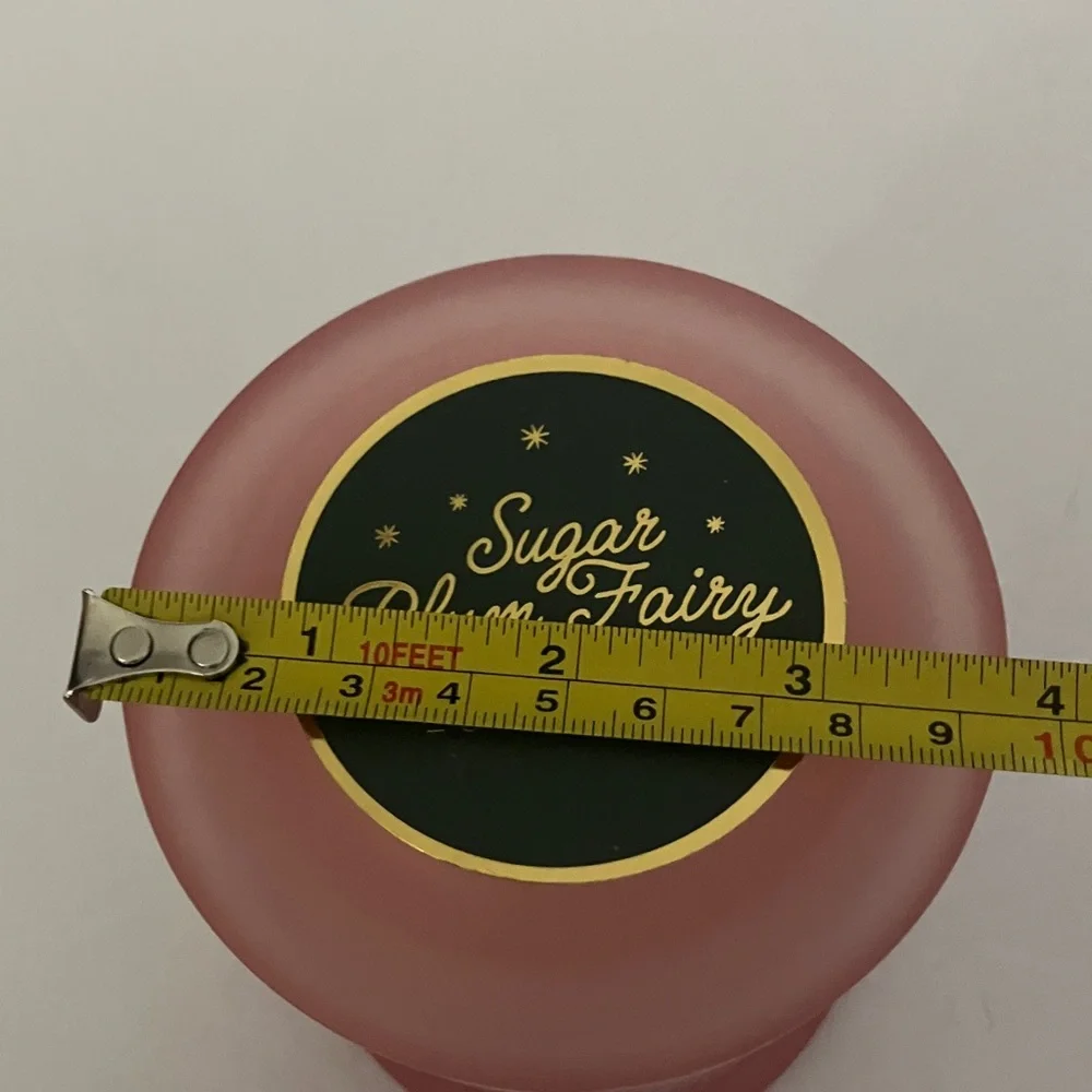 Sugar‎ Plum Fairy and Ballerina Candle in Glass Holder with Lid 3x5